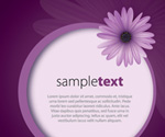 Purple Message Vector Graphic