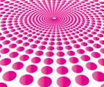 RADIAL DOTTED VECTOR BACKGROUND