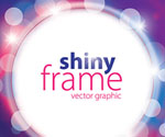 Shiny Frame Vector Graphic