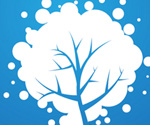 Snowy Tree Vector Graphic