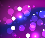 Magic Sparkling Blue Background