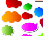 TEXT VECTOR BUBBLES