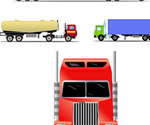 Free Trucks and Trailers Vector Gra