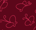 Curly Butterfly Background
