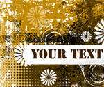 Grunge text banne
