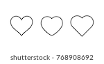 heart icons  concept of love ...