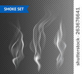 delicate white cigarette smoke...
