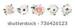 vector floral bouquet design ...