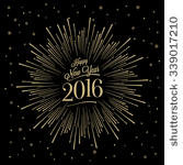 happy new year card with...