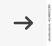 arrow icon in trendy flat style ...