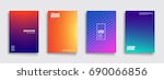 minimal covers design. colorful ...
