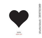heart vector icon isolated