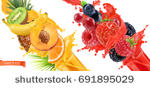 fruit burst. splash of juice....