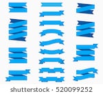 flat vector ribbons banners...