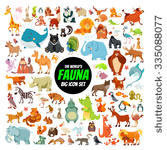 big collection of cute cartoon...
