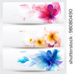 flower vector background...