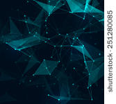 abstract polygonal space low...