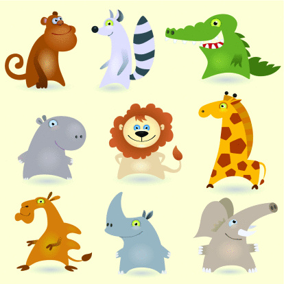 Cartoon animals set #3